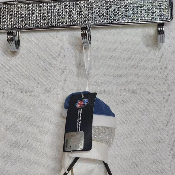 LAST CALLLLLL Snowman Pennant Indianapolis Colts Happy Holiday Light Up Ornament - Picture 10 of 16